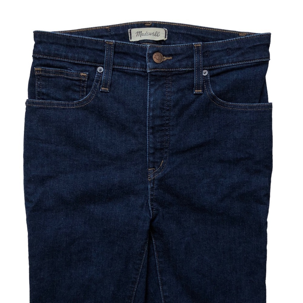 Madewell High Rise Skinny Jeans Dark Wash Size 27 - Picture 3 of 15